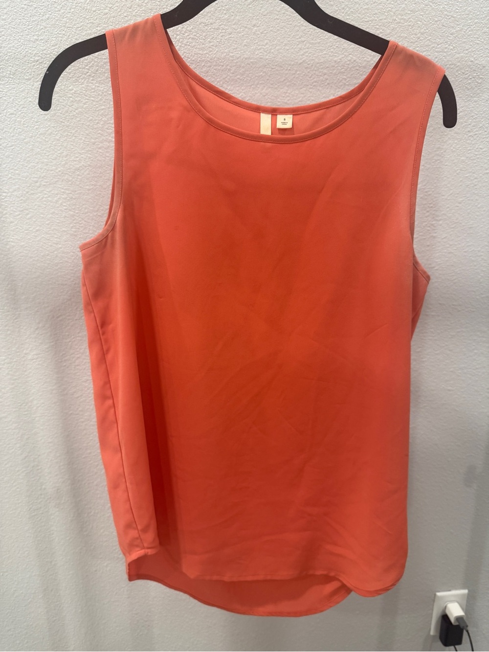 Frenchi Coral Sleeveless Tank Top